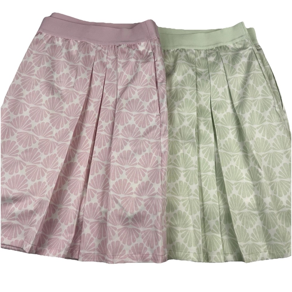 Lady Hagen Golf Skort Bundle 2 Pink Green Pleated Tennis Pickleball Preppy XXL